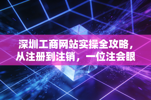 深圳工商网站实操全攻略,从注册到注销,一位注会眼中的数字化生存