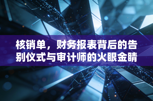 核销单，财务报表背后的告别仪式与审计师的火眼金睛