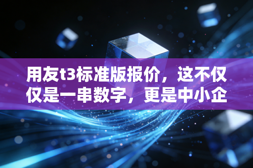 用友t3标准版报价，这不仅仅是一串数字，更是中小企业财务管理的入场券