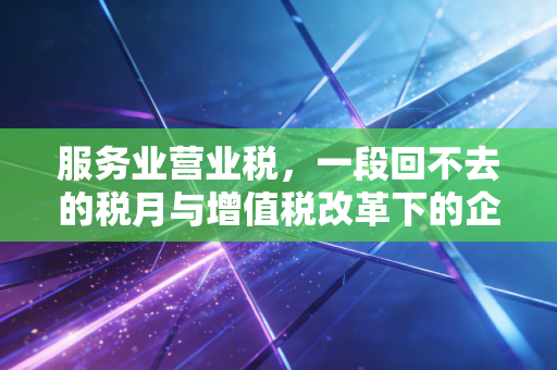 服务业营业税，一段回不去的税月与增值税改革下的企业生存实录