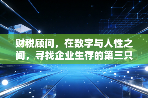 财税顾问,在数字与人性之间,寻找企业生存的第三只眼