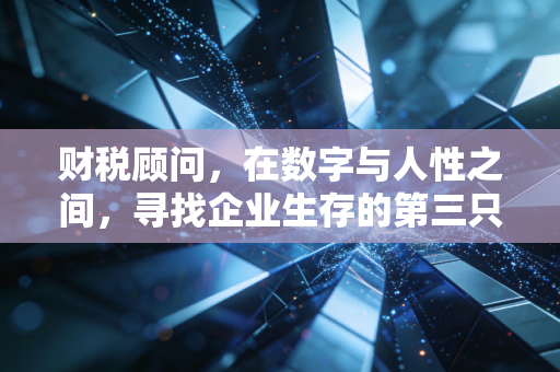 财税顾问，在数字与人性之间，寻找企业生存的第三只眼