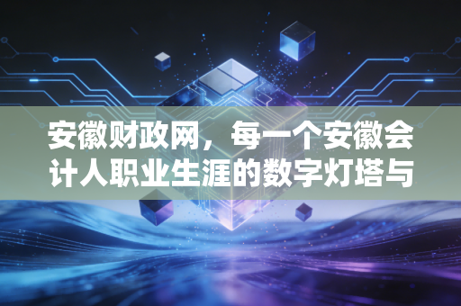 安徽财政网，每一个安徽会计人职业生涯的数字灯塔与必修课
