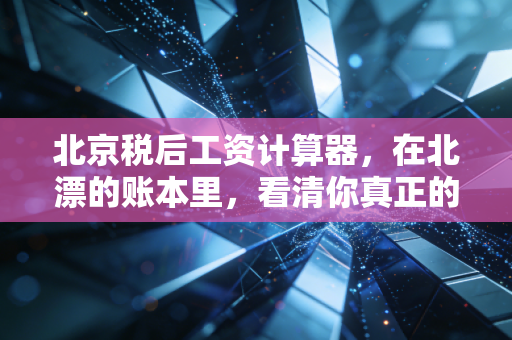 北京税后工资计算器，在北漂的账本里，看清你真正的身价