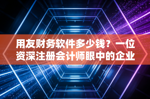 用友财务软件多少钱？一位资深注册会计师眼中的企业数字化账本与隐性成本