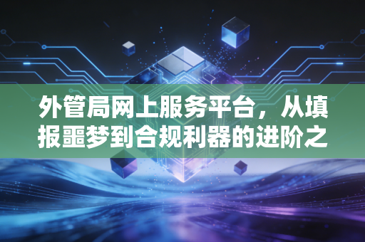 外管局网上服务平台，从填报噩梦到合规利器的进阶之路
