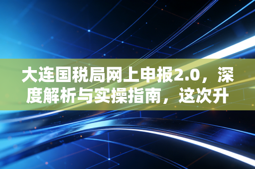 大连国税局网上申报2.0，深度解析与实操指南，这次升级真的让会计人如释重负了吗？