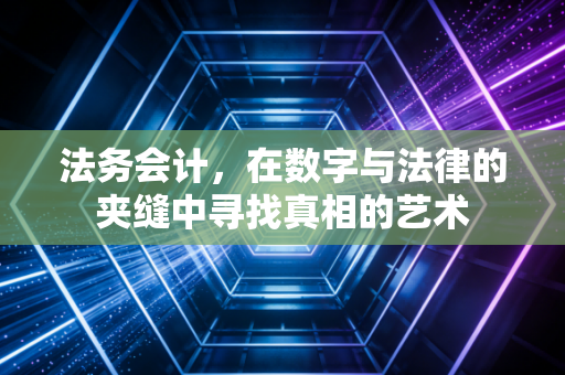 法务会计，在数字与法律的夹缝中寻找真相的艺术