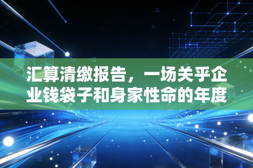 汇算清缴报告，一场关乎企业钱袋子和身家性命的年度大考
