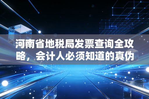 河南省地税局发票查询全攻略，会计人必须知道的真伪鉴别与合规操作