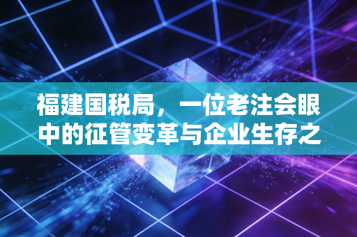 福建国税局，一位老注会眼中的征管变革与企业生存之道