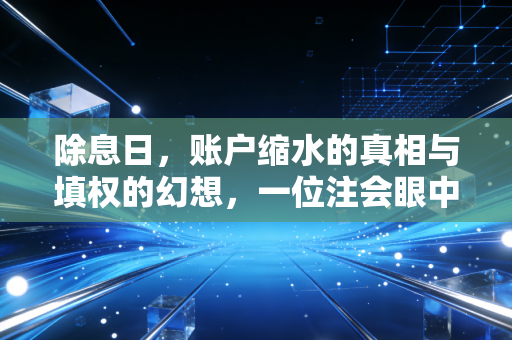 除息日，账户缩水的真相与填权的幻想，一位注会眼中的分红逻辑