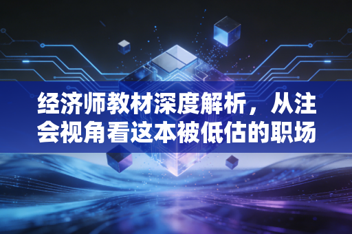 经济师教材深度解析，从注会视角看这本被低估的职场进阶宝典