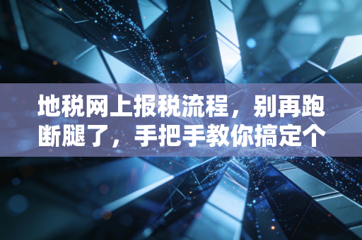 地税网上报税流程，别再跑断腿了，手把手教你搞定个税与印花税