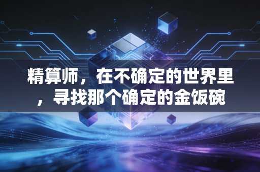 精算师,在不确定的世界里,寻找那个确定的金饭碗