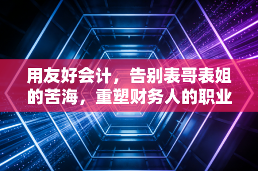 用友好会计，告别表哥表姐的苦海，重塑财务人的职业尊严