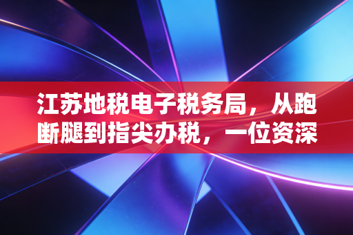 江苏地税电子税务局，从跑断腿到指尖办税，一位资深注会眼中的数字化进阶之路