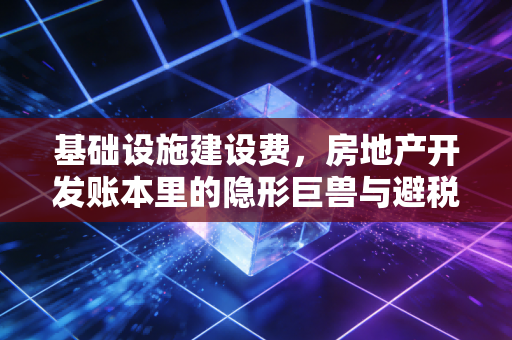 基础设施建设费，房地产开发账本里的隐形巨兽与避税博弈