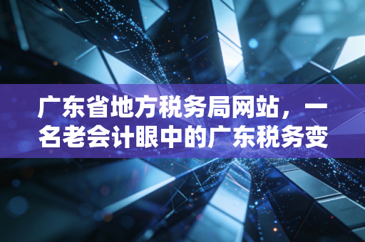 广东省地方税务局网站，一名老会计眼中的广东税务变迁与办税实操指南