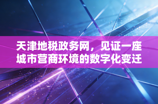 天津地税政务网,见证一座城市营商环境的数字化变迁与会计人的职业思考