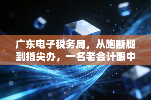 广东电子税务局，从跑断腿到指尖办，一名老会计眼中的数字化税务革命