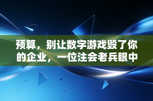 预算,别让数字游戏毁了你的企业,一位注会老兵眼中的预算真相