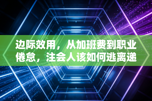边际效用,从加班费到职业倦怠,注会人该如何逃离递减的陷阱?