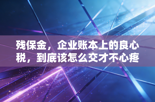 残保金，企业账本上的良心税，到底该怎么交才不心疼？