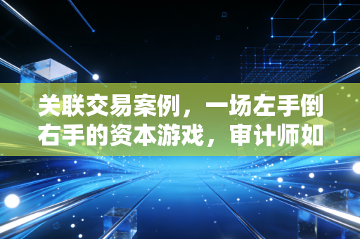 关联交易案例，一场左手倒右手的资本游戏，审计师如何撕开伪装？