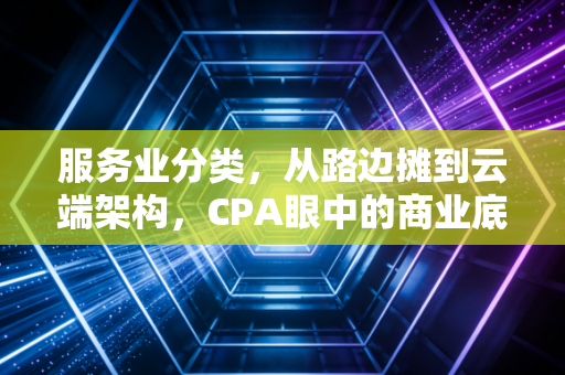 服务业分类,从路边摊到云端架构,CPA眼中的商业底层逻辑