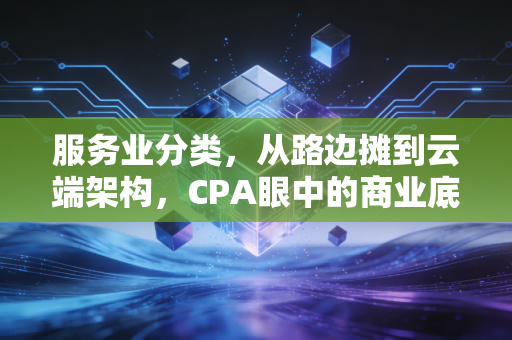 服务业分类,从路边摊到云端架构,CPA眼中的商业底层逻辑