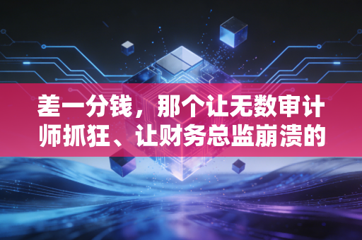 差一分钱，那个让无数审计师抓狂、让财务总监崩溃的微小黑洞