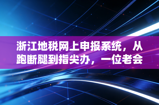 浙江地税网上申报系统，从跑断腿到指尖办，一位老会计的十年变迁记
