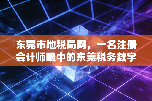 东莞市地税局网，一名注册会计师眼中的东莞税务数字化变迁与实操感悟