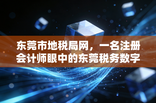 东莞市地税局网，一名注册会计师眼中的东莞税务数字化变迁与实操感悟