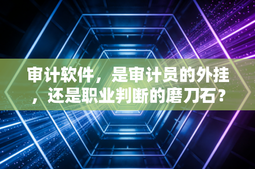 审计软件，是审计员的外挂，还是职业判断的磨刀石？——一个老审计人的碎碎念