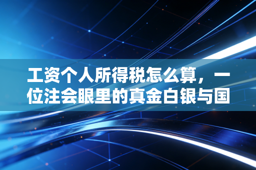 工资个人所得税怎么算，一位注会眼里的真金白银与国家账本