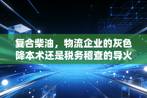 复合柴油，物流企业的灰色降本术还是税务稽查的导火索？——一位注册会计师的深度观察