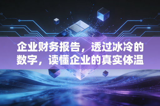 企业财务报告，透过冰冷的数字，读懂企业的真实体温与未来心跳