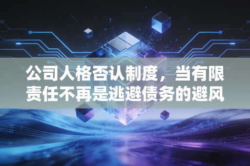 公司人格否认制度,当有限责任不再是逃避债务的避风港