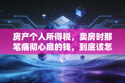 房产个人所得税，卖房时那笔痛彻心扉的钱，到底该怎么省？——一位注会师的真实大白话