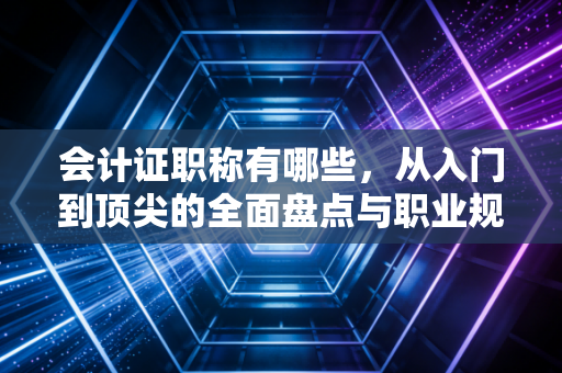 会计证职称有哪些，从入门到顶尖的全面盘点与职业规划建议