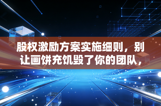 股权激励方案实施细则,别让画饼充饥毁了你的团队,CPA老司机带你避开那些深坑