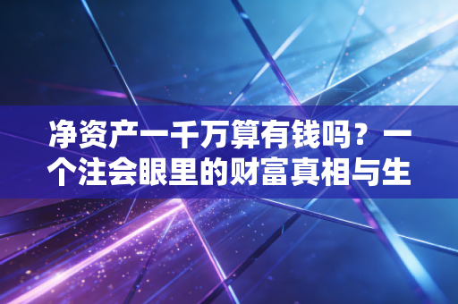 净资产一千万算有钱吗？一个注会眼里的财富真相与生活实感