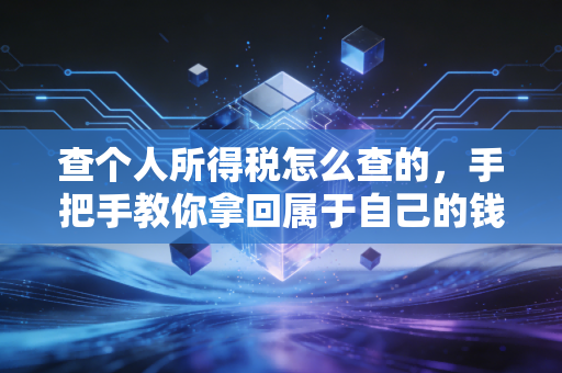 查个人所得税怎么查的，手把手教你拿回属于自己的钱，顺便聊聊那些年我们踩过的税坑