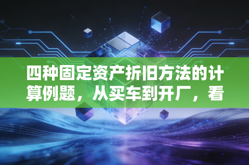 四种固定资产折旧方法的计算例题，从买车到开厂，看懂资产贬值的那些事儿