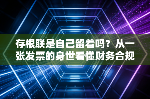 存根联是自己留着吗?从一张发票的身世看懂财务合规与生活智慧