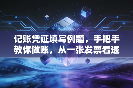 记账凭证填写例题，手把手教你做账，从一张发票看透会计的底层逻辑