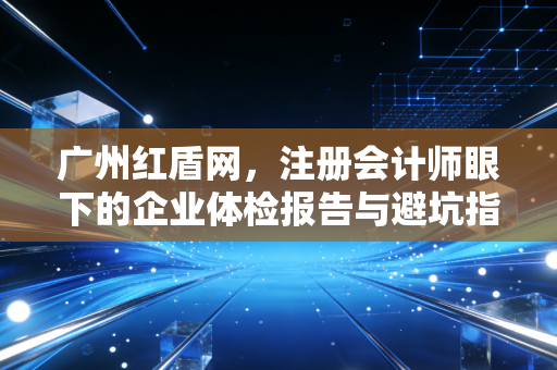 广州红盾网,注册会计师眼下的企业体检报告与避坑指南