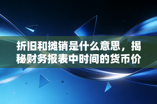 折旧和摊销是什么意思，揭秘财务报表中时间的货币价值